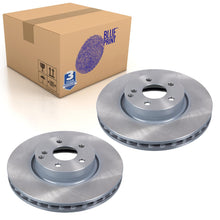 Load image into Gallery viewer, Pair of Front Brake Disc Fits Mercedes Benz E-Class Model 2 Blue Print ADU174304