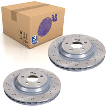 Load image into Gallery viewer, Pair of Rear Brake Disc Fits Mercedes SL Class Blue Print ADU1743105