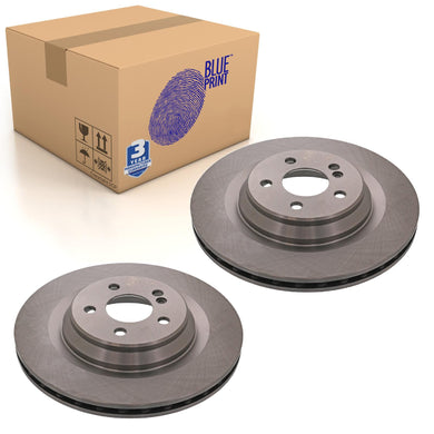 Pair of Rear Brake Disc Fits Mercedes CL Class SL Class Blue Print ADU1743106