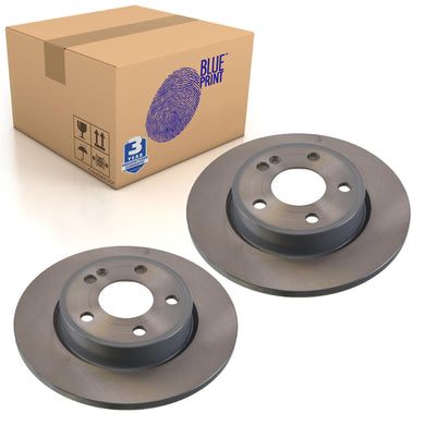 Pair of Rear Brake Disc Fits Mercedes-Benz OE 2474230112 Blue Print ADU1743115
