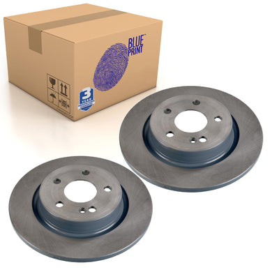 Pair of Rear Brake Disc Fits Mercedes-Benz OE 2474230212 Blue Print ADU1743117