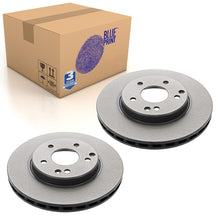 Load image into Gallery viewer, Pair of Front Brake Disc Fits Mercedes Benz C-Class Model 2 Blue Print ADU174311