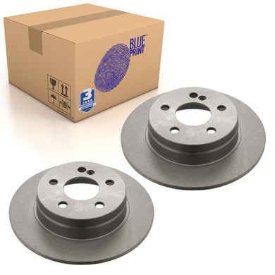 Pair of Rear Brake Disc Fits Mercedes-Benz OE 4231312 Blue Print ADU174314