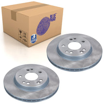 Load image into Gallery viewer, Pair of Front Brake Disc Fits Mercedes Benz 190 Series mode Blue Print ADU174321