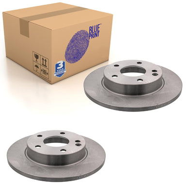 Pair of Front Brake Disc Fits Mercedes-Benz OE 1684210112 Blue Print ADU174324