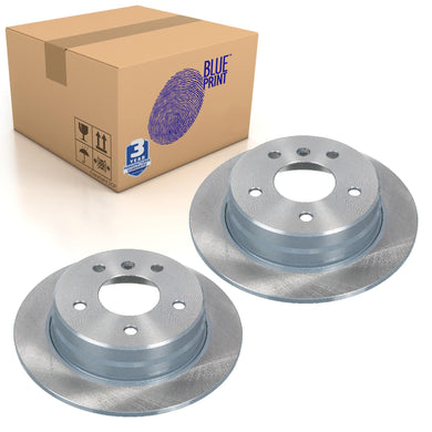 Pair of Rear Brake Disc Fits Mercedes Benz A-Class Model 16 Blue Print ADU174327