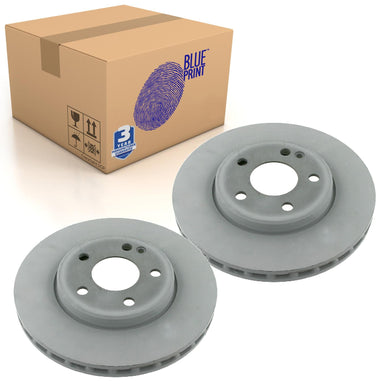 Pair of Front Brake Disc Fits Mercedes-Benz OE 1694211112 Blue Print ADU174330