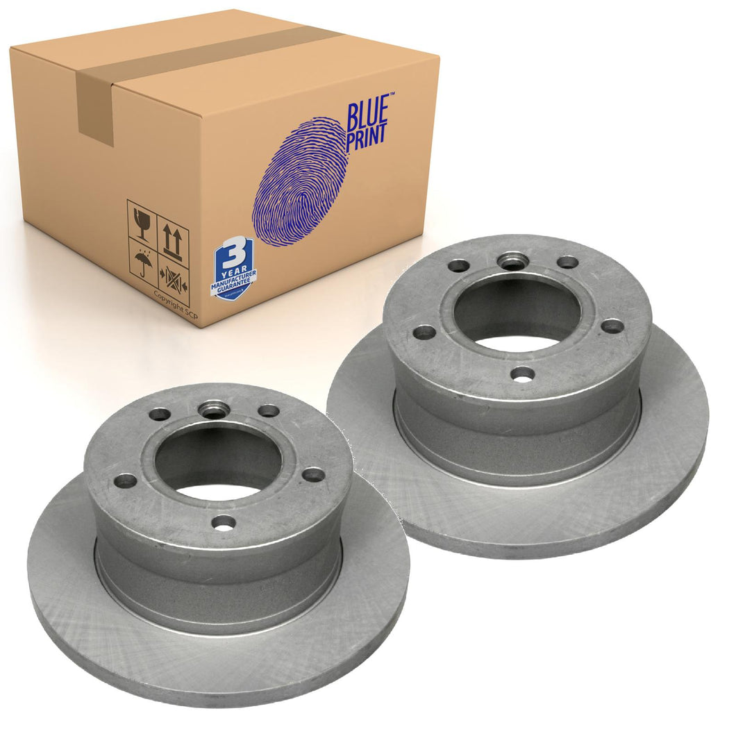 Pair of Rear Brake Disc Fits Mercedes-Benz OE 9024230512 Blue Print ADU174350