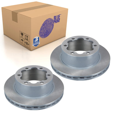 Pair of Rear Brake Disc Fits Mercedes-Benz OE 9064230112 Blue Print ADU174361