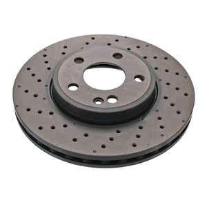 Pair of Front Brake Disc Fits Mercedes-Benz OE 2464212512 Blue Print ADU174362