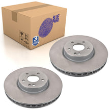 Load image into Gallery viewer, Pair of Front Brake Disc Fits Mercedes-Benz OE 4474210012 Blue Print ADU174367