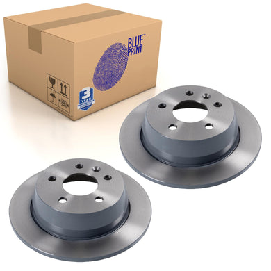 Pair of Rear Brake Disc Fits Mercedes-Benz OE 6384230112 Blue Print ADU174370
