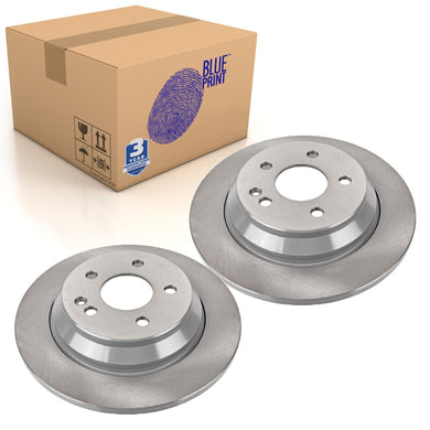 Pair of Rear Brake Disc Fits Mercedes-Benz OE 4474230012 Blue Print ADU174371