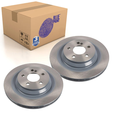 Pair of Rear Brake Disc Fits Mercedes CL S-Class Blue Print ADU174380