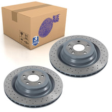 Load image into Gallery viewer, Pair of Rear Brake Disc Fits Mercedes GL ML-Class Blue Print ADU174385
