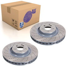 Load image into Gallery viewer, Pair of Front Brake Disc Fits Mercedes CL Class E Class SL Blue Print ADU174389