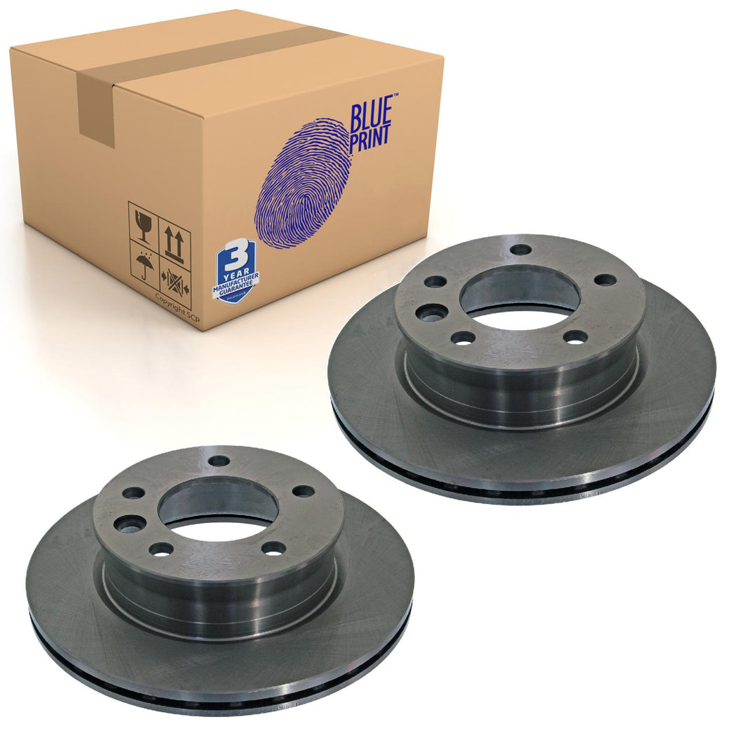 Pair of Front Brake Disc Fits Mercedes Sprinter Blue Print ADU174391