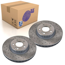 Load image into Gallery viewer, Pair of Front Brake Disc Fits Mercedes C Class OE 4212112 Blue Print ADU174392