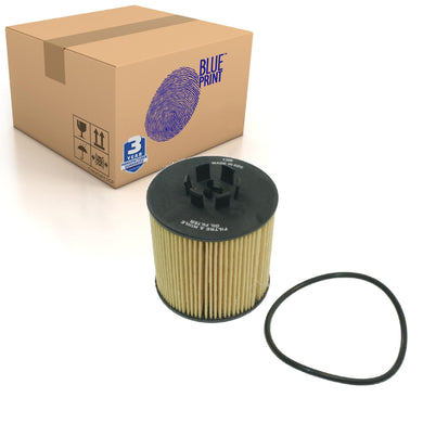 Oil Filter Inc Sealing Ring Fits Volkswagen Crosspolo 4 Eos Blue Print ADV182104