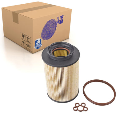 Fuel Filter Inc Seal Rings Fits Volkswagen Audi Blue Print ADV182362