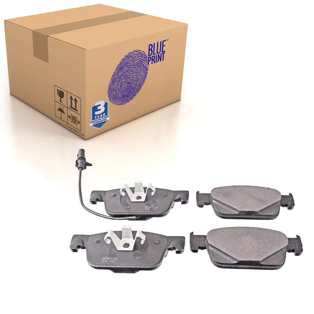 Front Brake Pads A4 Quattro Set Kit Fits Audi Blue Print ADV184223