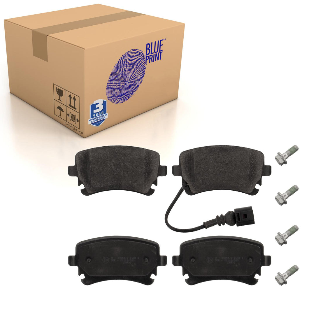 Rear Brake Pads Transporter Set Kit Fits VW T5 4motion Blue Print ADV184239