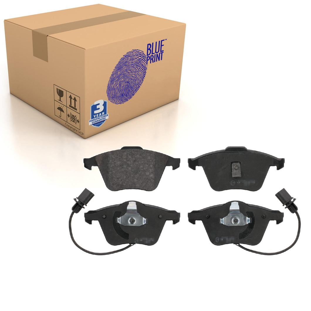 Front Brake Pads A6 Quattro Set Kit Fits Audi Blue Print ADV184265