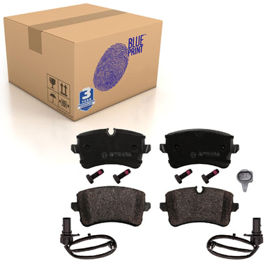 Rear Brake Pads A6 Quattro Set Kit Fits Audi 4G0 698 451 H Blue Print ADV184278