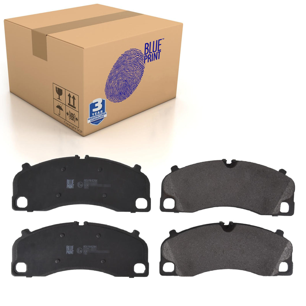Front Brake Pads Boxster Set Kit Fits Porsche Blue Print ADV184294