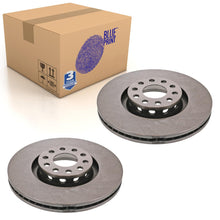 Load image into Gallery viewer, Pair of Front Brake Disc Fits Volkswagen Passat Blue Print ADV1843110