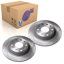 Load image into Gallery viewer, Pair of Rear Brake Disc Fits Volkswagen Beetle Cabrio Cadd Blue Print ADV184326