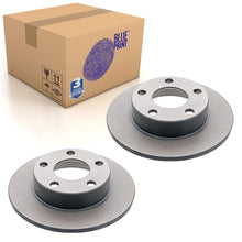 Load image into Gallery viewer, Pair of Rear Brake Disc Fits Volkswagen Passat 4motion sync Blue Print ADV184337