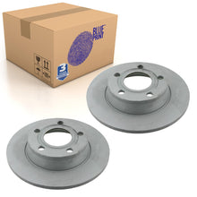 Load image into Gallery viewer, Pair of Rear Brake Disc Fits Volkswagen Audi OE 4B0615601B Blue Print ADV184338