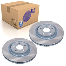 Load image into Gallery viewer, Pair of Rear Brake Disc Fits Volkswagen Audi OE 4H0615601H Blue Print ADV184344