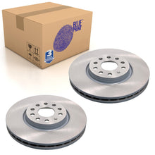 Load image into Gallery viewer, Pair of Front Brake Disc Fits Volkswagen Audi Blue Print ADV184348