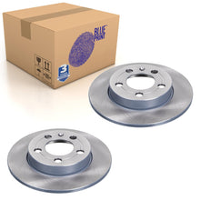 Load image into Gallery viewer, Pair of Rear Brake Disc Fits Volkswagen Audi OE 1J0615601D Blue Print ADV184353