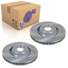 Load image into Gallery viewer, Pair of Front Brake Disc Fits Volkswagen Audi Blue Print ADV184372