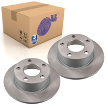 Load image into Gallery viewer, Pair of Rear Brake Disc Fits Volkswagen Audi OE 4A0615601A Blue Print ADV184374