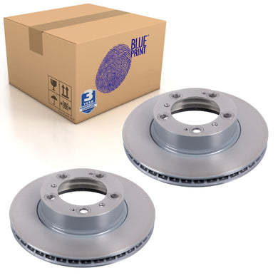 Pair of Front Brake Disc Fits Porsche OE 98635140105 Blue Print ADV184378