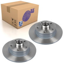 Load image into Gallery viewer, Pair of Rear Brake Disc Fits Volkswagen Audi OE 357615601B Blue Print ADV184380
