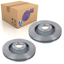 Load image into Gallery viewer, Pair of Front Brake Disc Fits Audi A6 A8 Volkswagen Phaeton Blue Print ADV184384