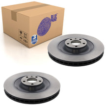 Load image into Gallery viewer, Pair of Front Brake Disc Fits Audi S6 OE 4F0615301J Blue Print ADV184396