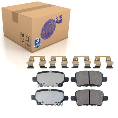 Rear Brake Pads Insignia Set Kit Fits Vauxhall 13517515 Blue Print ADW194221