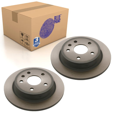 Pair of Rear Brake Disc Fits Vauxhall Insignia 4x4 Country Blue Print ADW194302