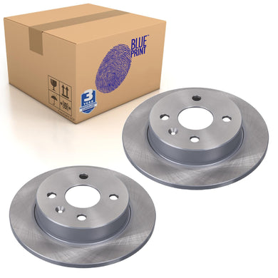 Pair of Rear Brake Disc Fits Opel OE 569111 Blue Print ADW194315