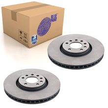 Load image into Gallery viewer, Pair of Front Brake Disc Fits Opel OE 93185817 Blue Print ADW194317