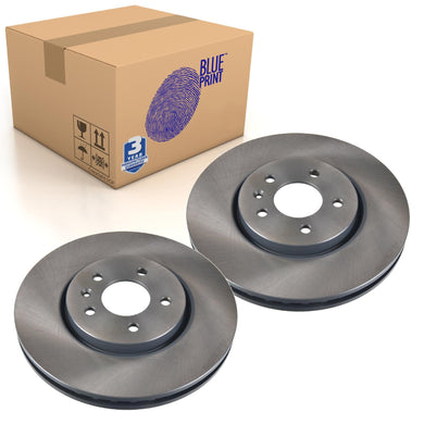 Pair of Front Brake Disc Fits Opel OE 569092 Blue Print ADW194320