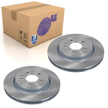 Load image into Gallery viewer, Pair of Rear Brake Disc Fits Vauxhall Zafira C OE 569093 Blue Print ADW194324