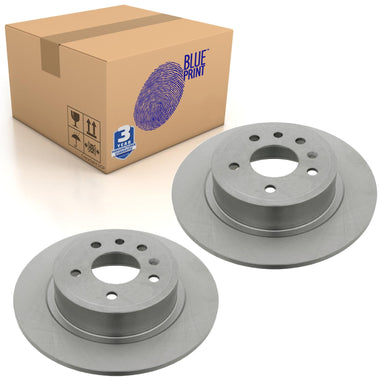 Pair of Rear Brake Disc Fits Saab OE 5391537 Blue Print ADW194325