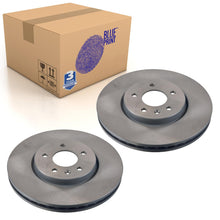 Load image into Gallery viewer, Pair of Front Brake Disc Fits Vauxhall OE 13517853 Blue Print ADW194331
